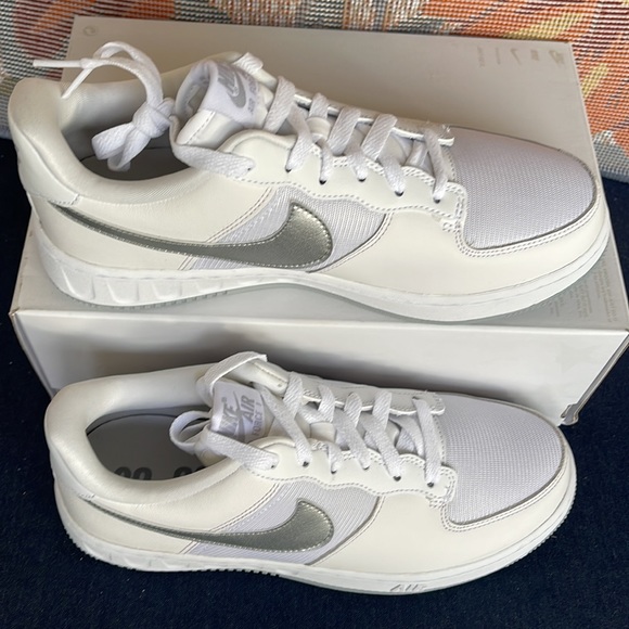 NIKE WMNS AIR FORCE 1 UNITY DQ6029 102 
WHITE/WOLF GREY-PURE PLATINUM PLATFORMS - Picture 3 of 16